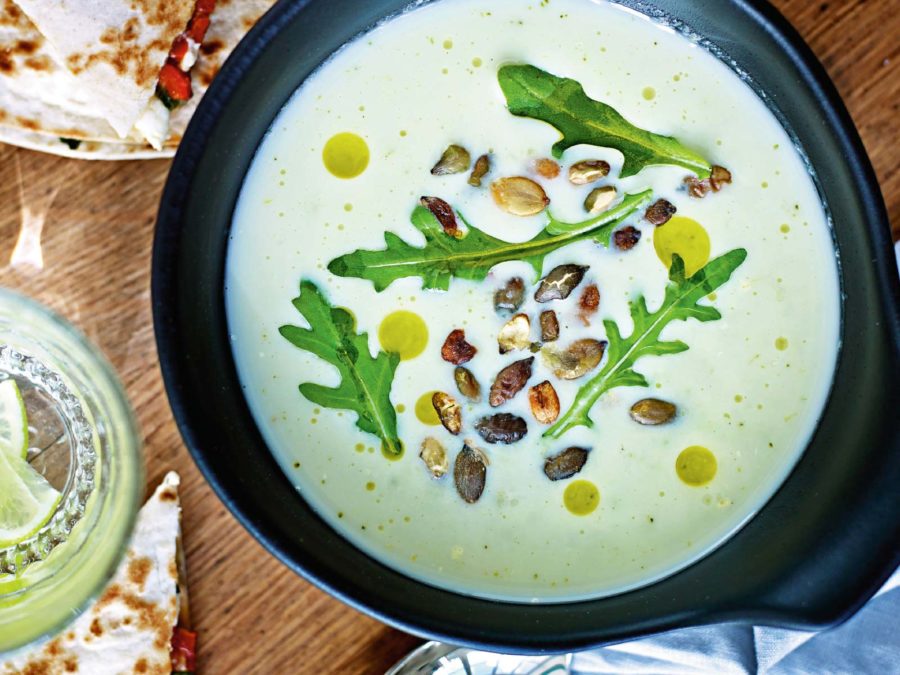 Vardagsmat – smakrik broccolisoppa med quesadilla